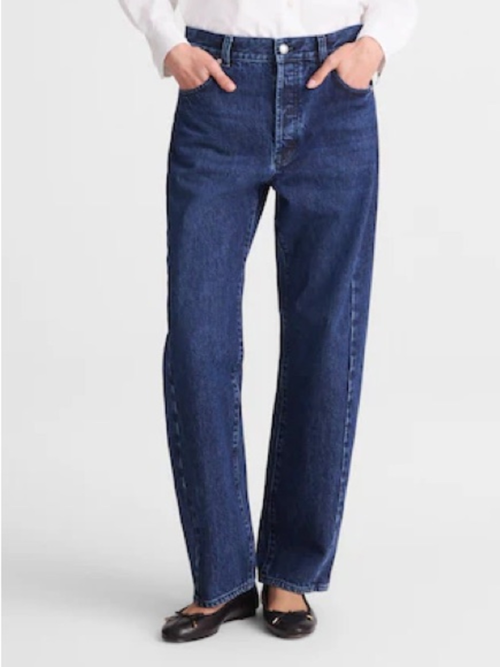 Madewell Pieced Barrel Leg Jeans